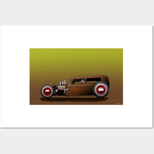 Hot Rod Jalopy Posters and Art